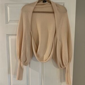 ANTHROPOLOGIE AFRM Cream Women's Shrug
